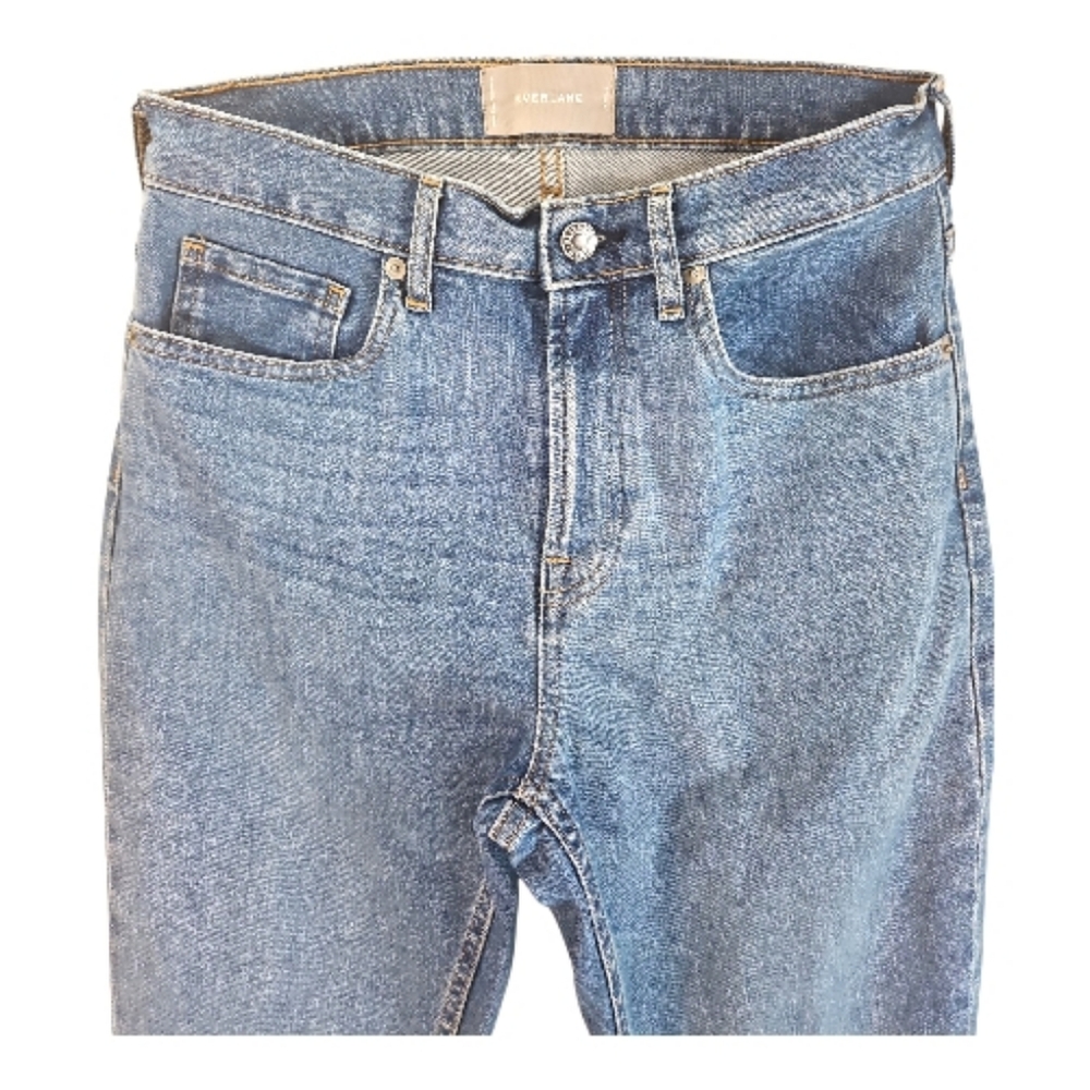 Everlane Jeans Size 28 Blue Slim Straight Leg High Rise Ankle Jeans - Picture 3 of 8